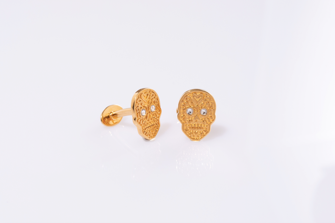 Mancuernillas Calavera