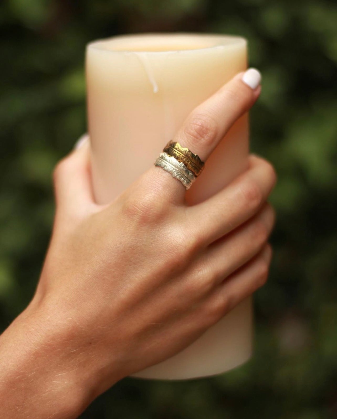 Anillo Pluma